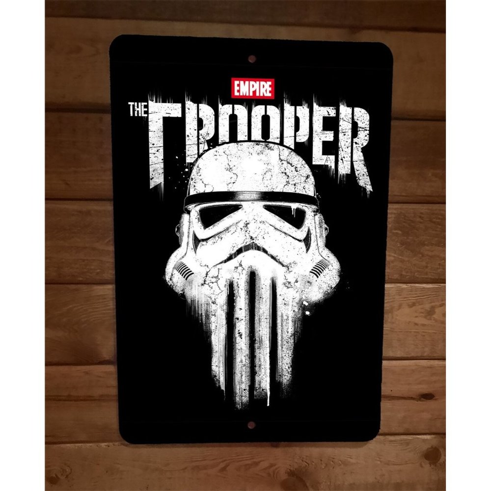 The‎ Trooper Empire Punisher Parody 8x12 Metal Wall Sign Star Wars